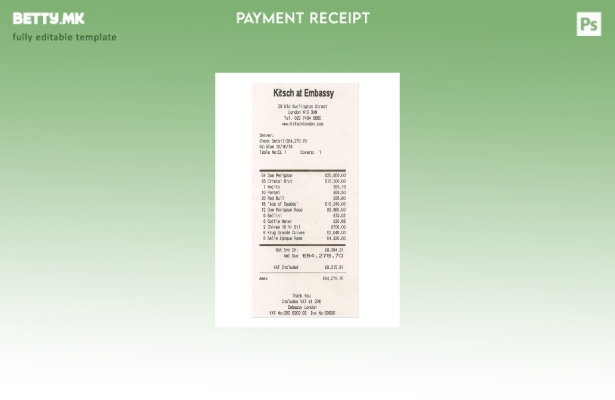 Шаблон за проверка на уплатата на кич во амбасада во модерен стил